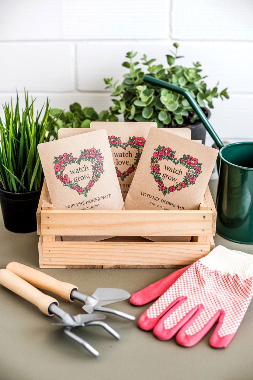 Seed Packet - 25 Valentine's Day Party Favor Ideas