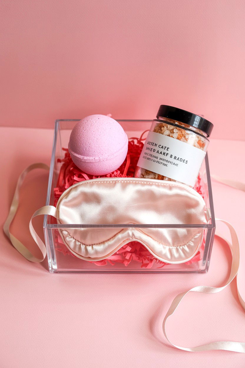 Self Care Box - 25 Valentine's Day Clear Box Ideas