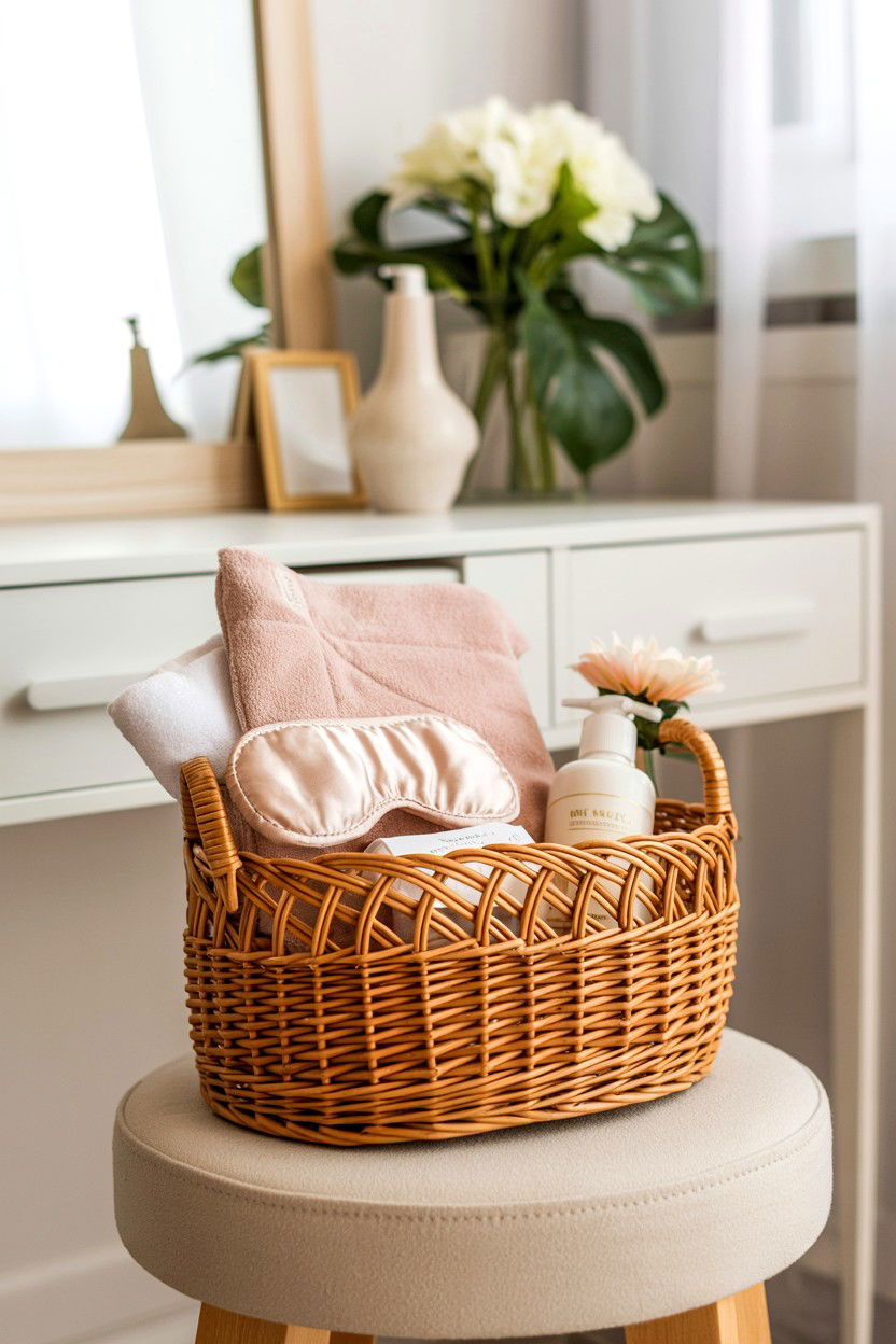 Self Care Gift Basket - 25 Cheap Valentine's Day Gift Ideas