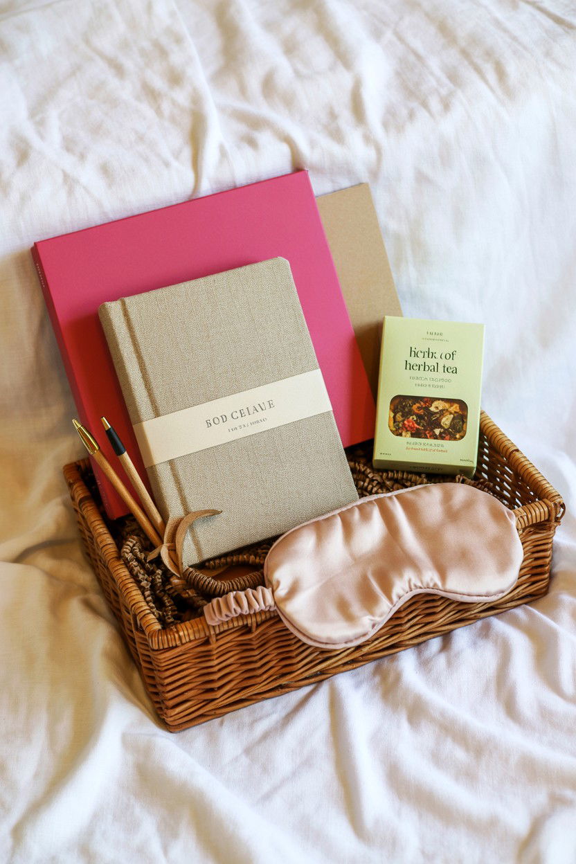 Self Care Gift Basket - 25 Valentine's Day Cozy Gift Basket Ideas