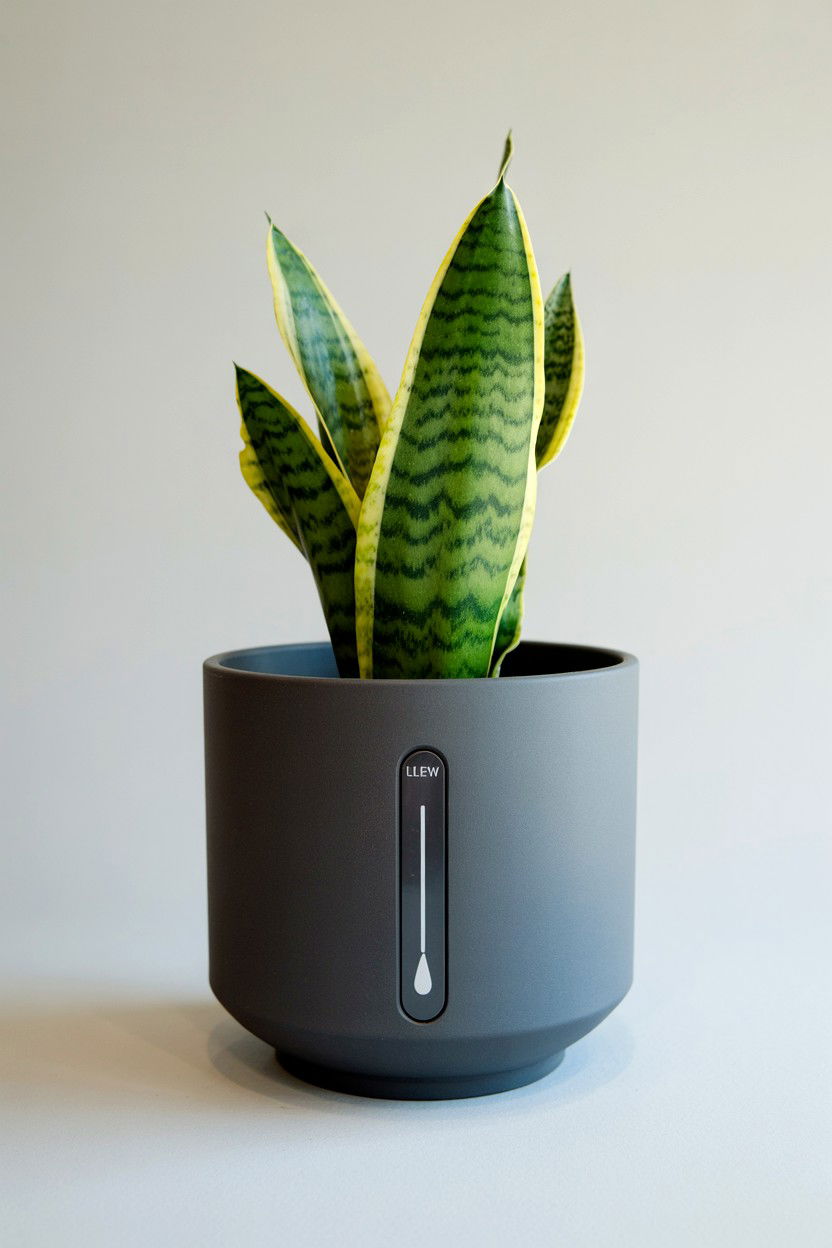 Self Watering Ceramic Planter - 25 Plant Lover Valentine's Day Gifts