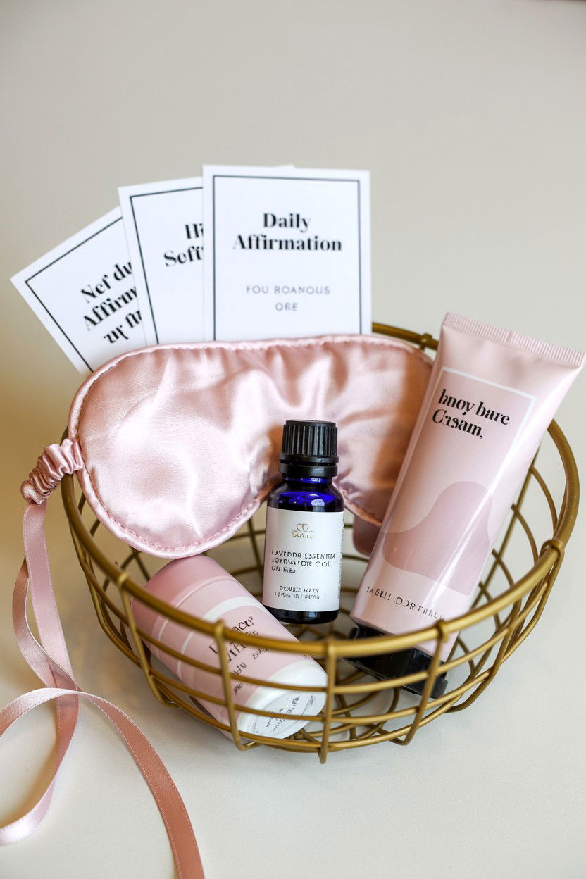 Self care gift basket - 25 Valentine's Day Teacher Gift Basket Ideas