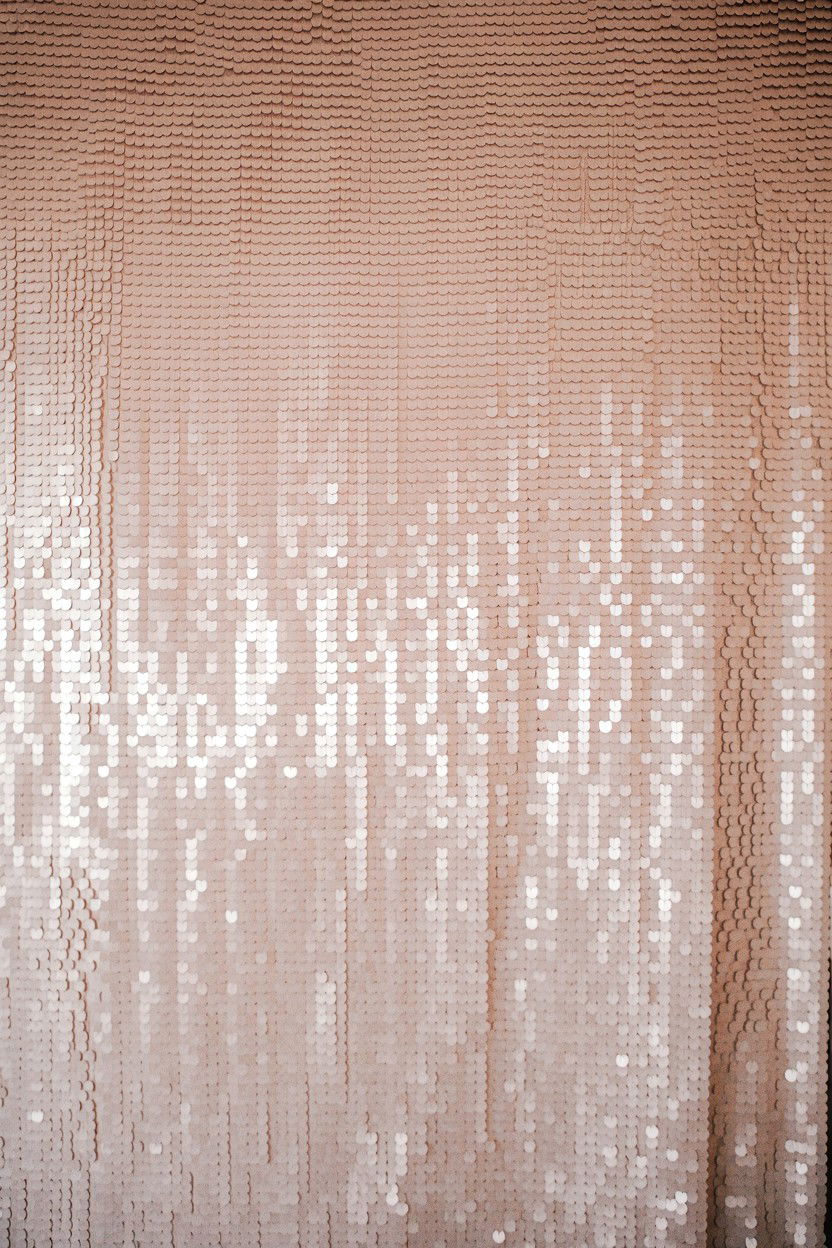 Sequin Shimmer Wall - 25 Valentine's Day Photo Booth Ideas