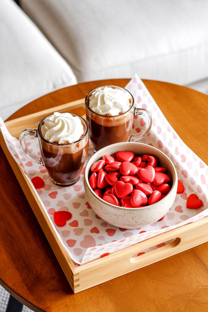 Serving Tray - 25 Dollar Store Valentine's Day Decor Ideas