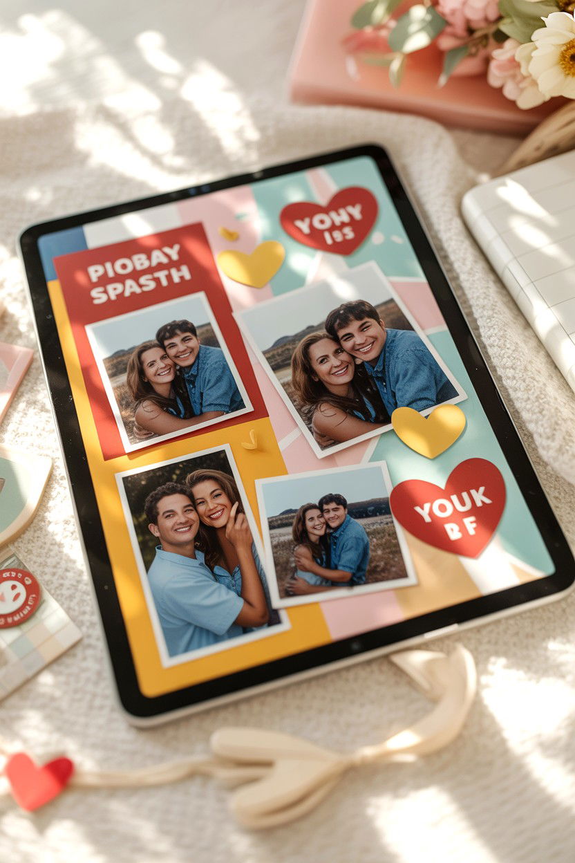 Shared Digital Scrapbook - 25 Long Distance Valentine's Day Ideas