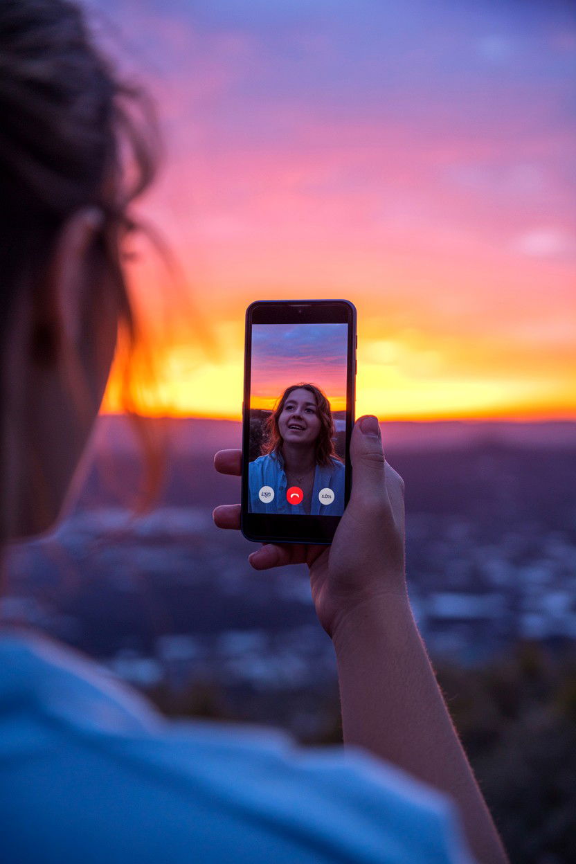 Sharing Sunset Live - 25 Long Distance Valentine's Day Video Call Ideas
