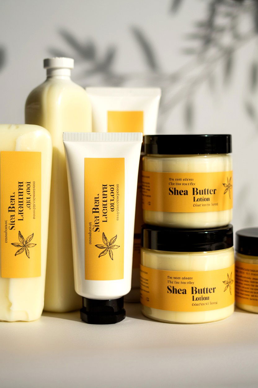 Shea Butter Lotion Set - 25 Valentine's Day Spa Gift Basket Ideas