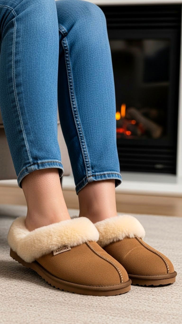 Sheepskin Slippers - 25 valentine's day gifts for her