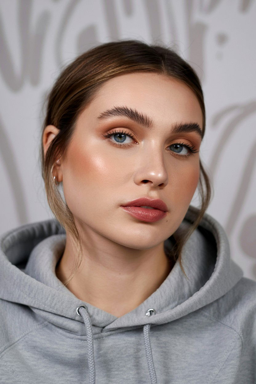 Sheer Foundation Coverage - 25 Natural Valentine's Day Makeup Looks