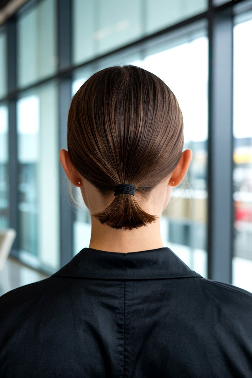 Short Hair Sleek Ponytail - 25 Valentine's Day Sleek Ponytail Ideas