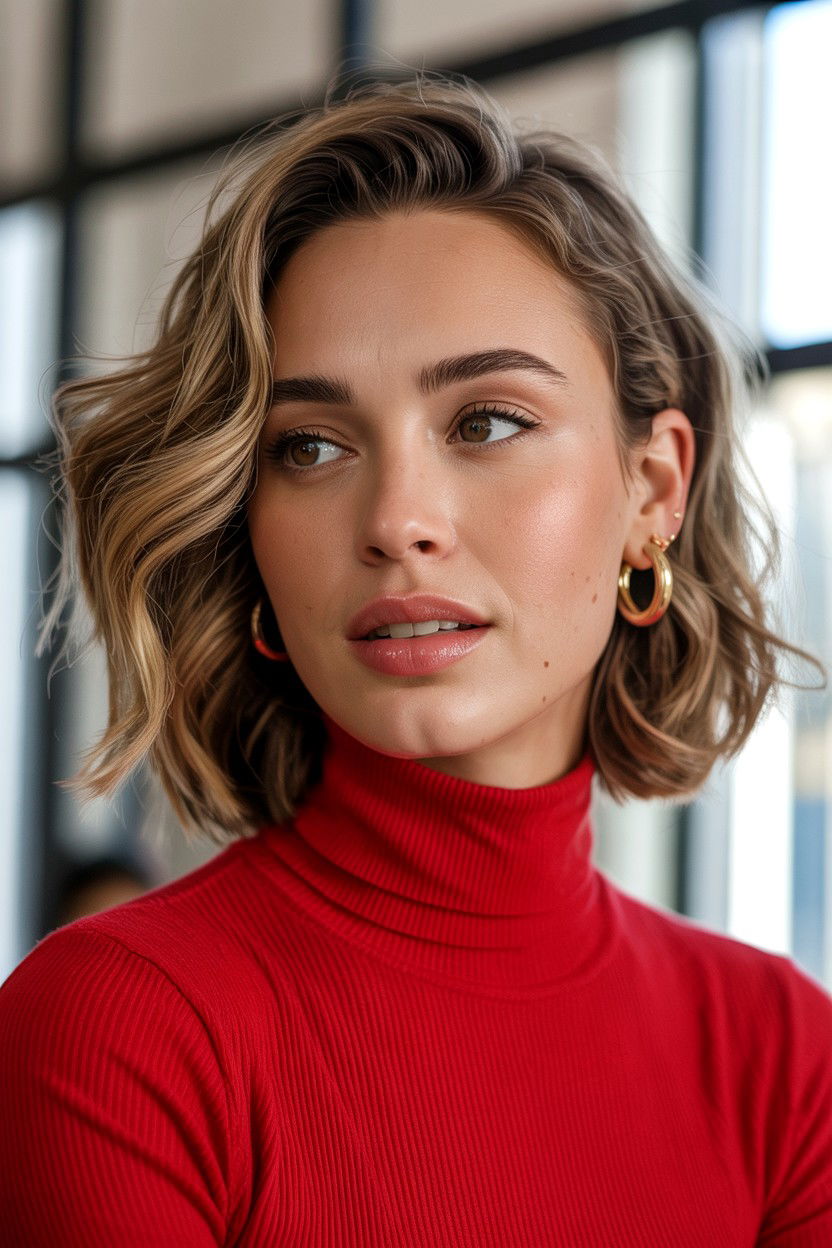 Short Hair Waves - 25 Valentine's Day Soft Waves Ideas