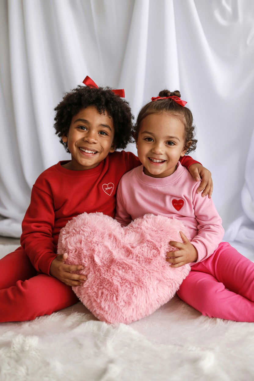 Sibling Valentine Photo - 25 Valentine's Day Baby Photo Ideas