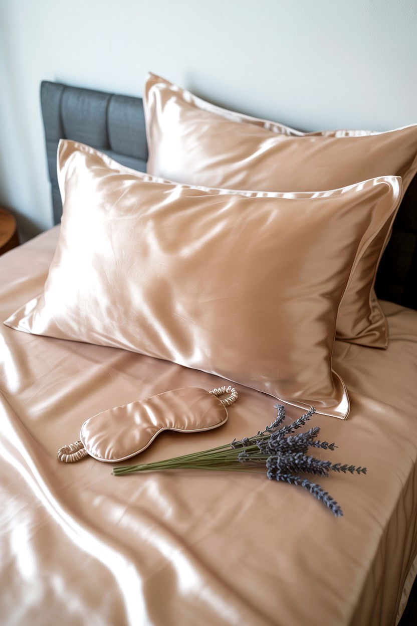 Silk Pillowcase Set - 25 Valentine's Day Treat Yourself Ideas