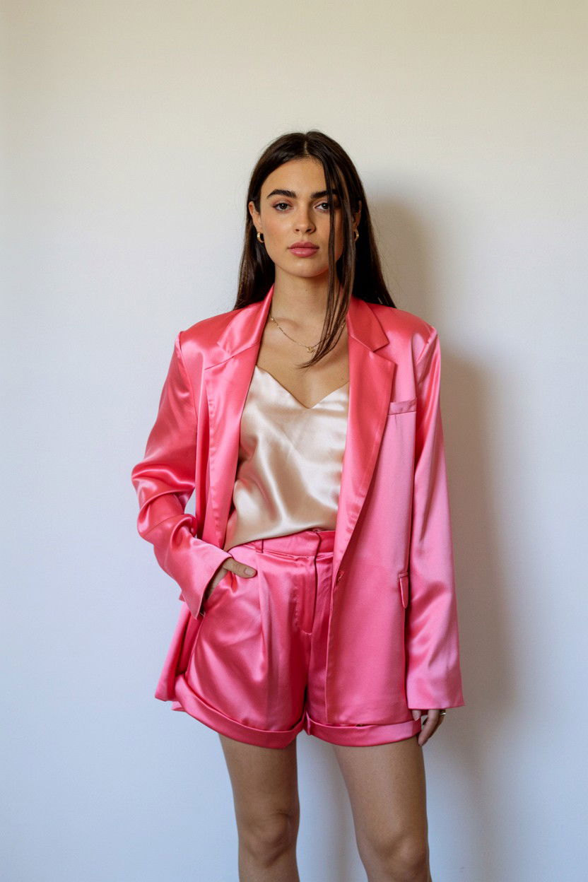 Silk blazer outfit - 25 Valentine's Day Blazer Outfits