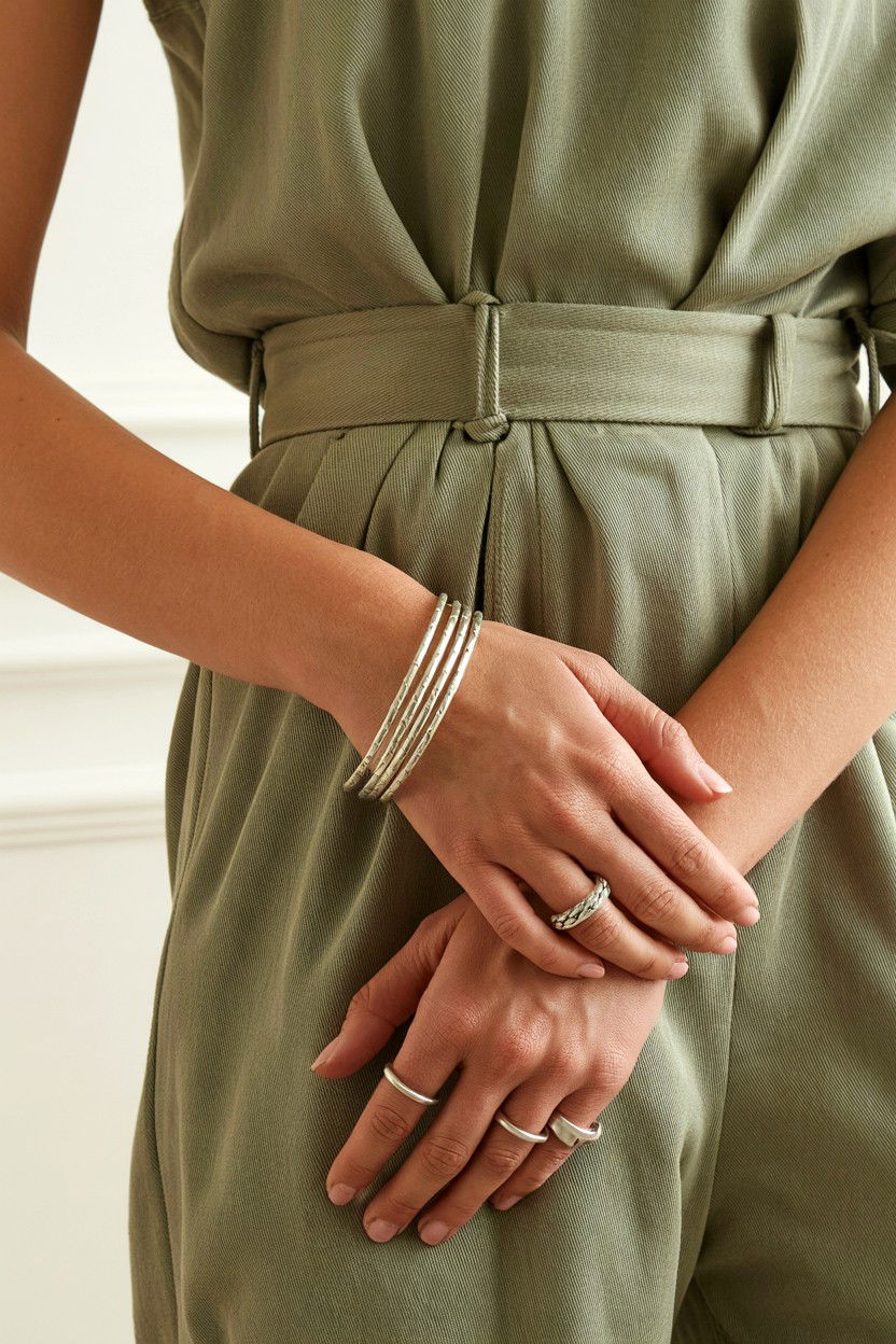 Silver Bangle - 25 Valentine's Day Jewelry Gift Ideas