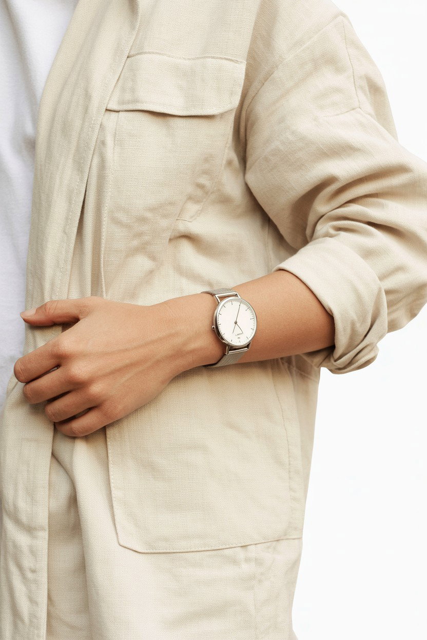 Silver Minimalist Watch - 25 Valentine's Day Watch Ideas