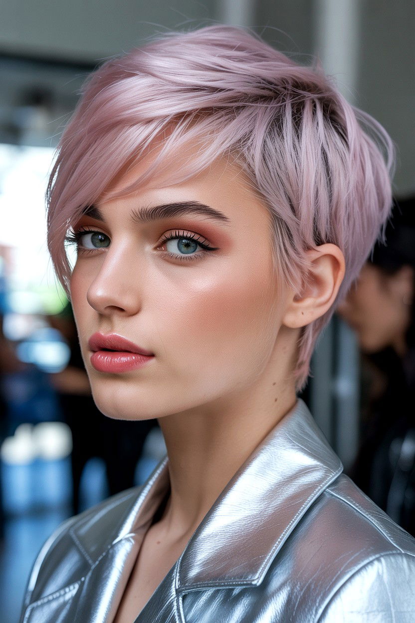 Silver Pink Hair - 25 Valentine's Day Hair Color Ideas