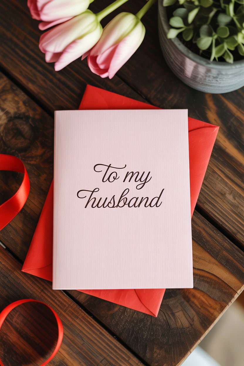 Simple Valentine Card - 25 Valentine's Day Card Ideas for Husband