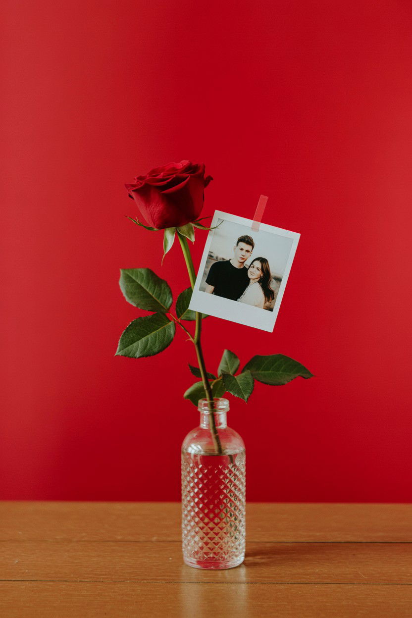 Single Rose Photo Clip - 25 Valentine's Day Single Rose Ideas