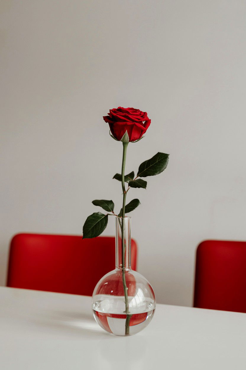 Single Stem Rose - 25 Valentine's Day Flower Gift Ideas