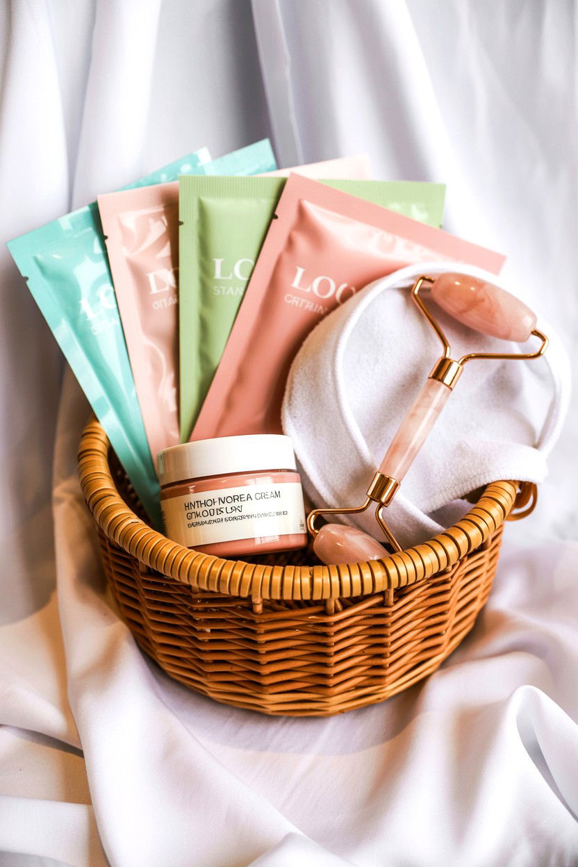 Skin Care Gift Basket - 25 Valentine's Day Romantic Gift Basket Ideas