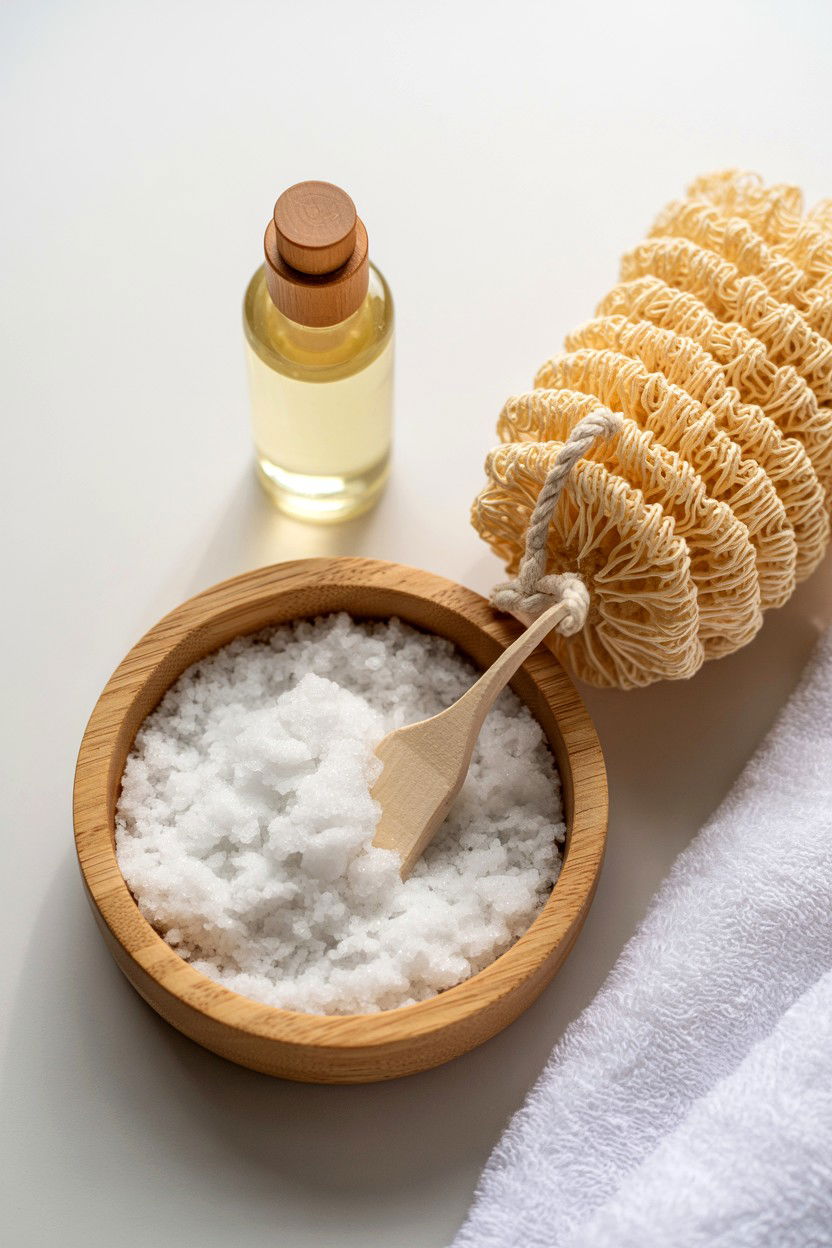 Skin exfoliation - 25 Valentine's Day Self Care Routine Ideas