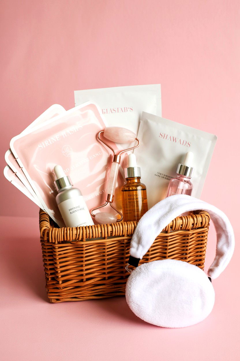 Skincare Gift Basket - 25 Valentine's Day Gift Basket Ideas