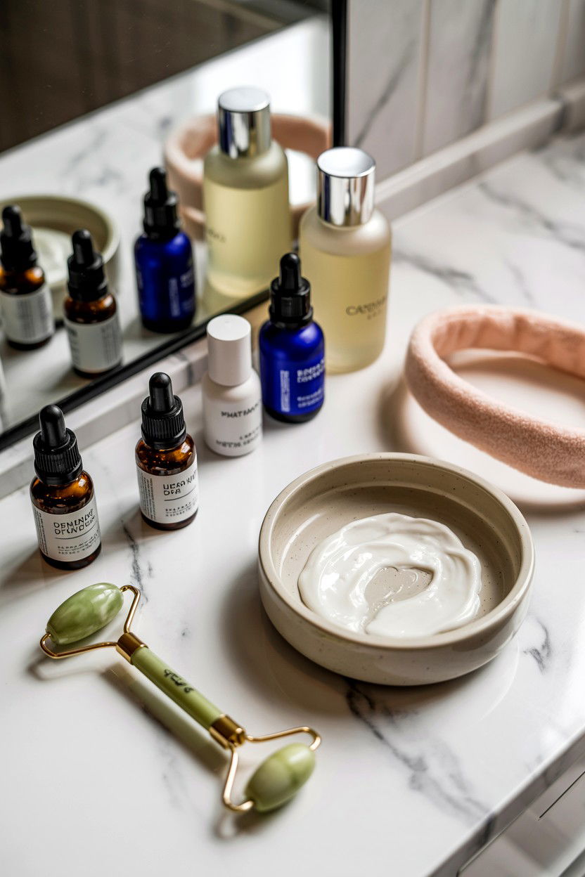 Skincare Routine - 25 Single Valentine's Day Self Care Ideas