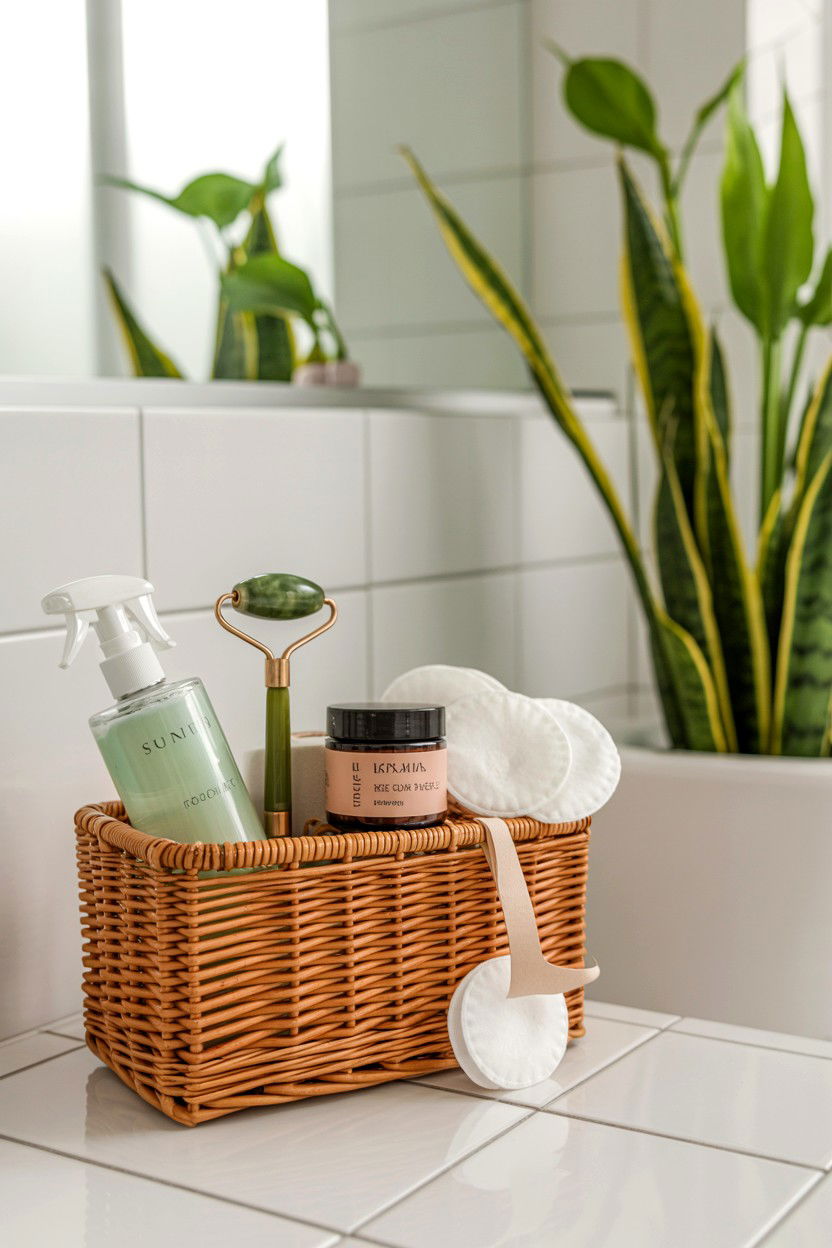 Skincare gift basket - 25 Budget Valentine's Day Gift Basket Ideas