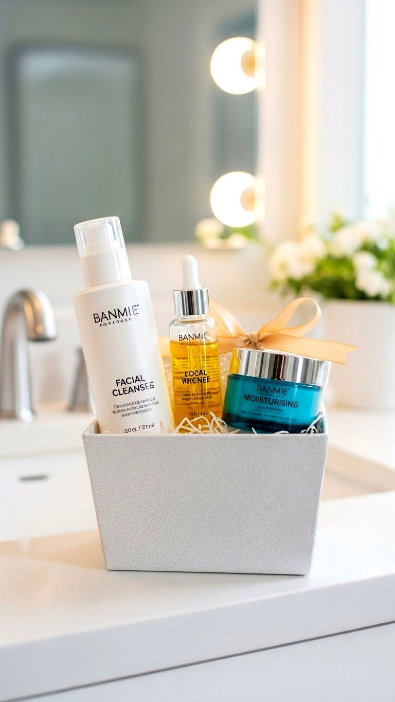 Skincare gift basket - 25 valentine's day gift basket ideas