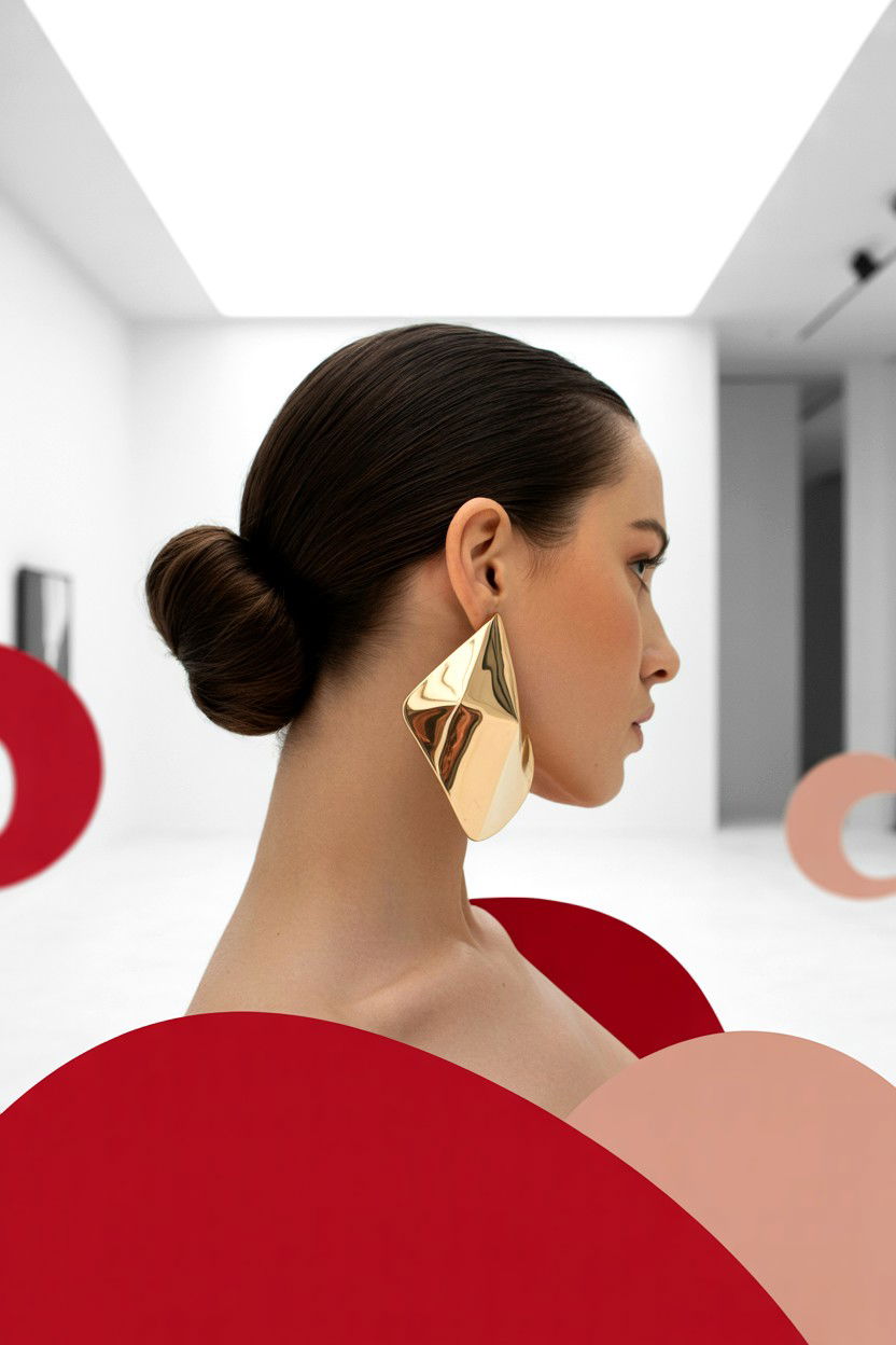 Sleek Low Bun - 25 Elegant Valentine's Day Hairstyles