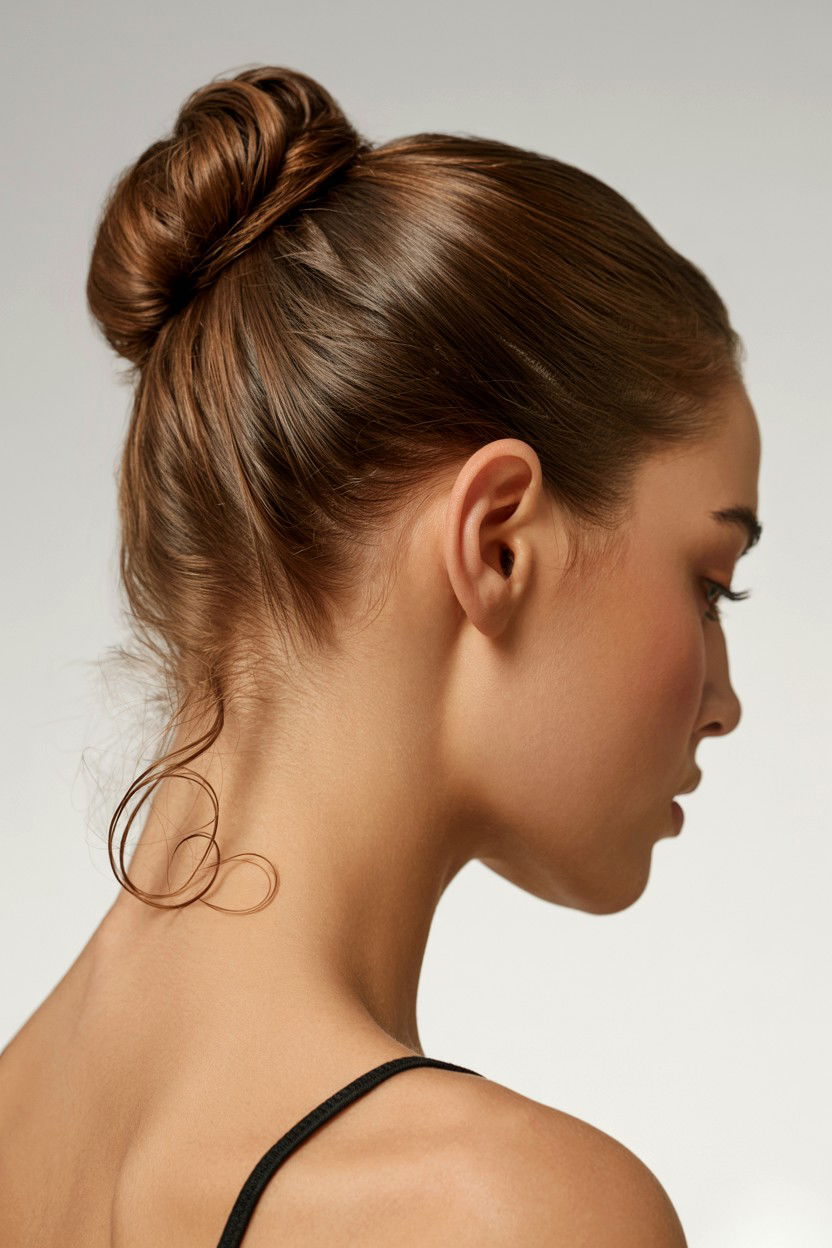 Slick back with face framing pieces - 25 Valentine's Day Slicked Back Hair Ideas