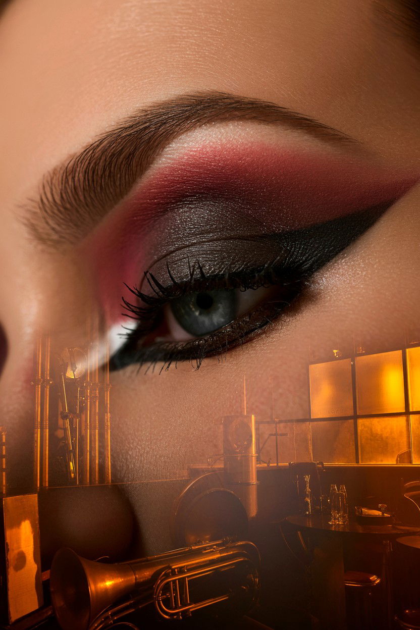 Smokey Cut Crease - 25 Cut Crease Valentine's Day Makeup Ideas