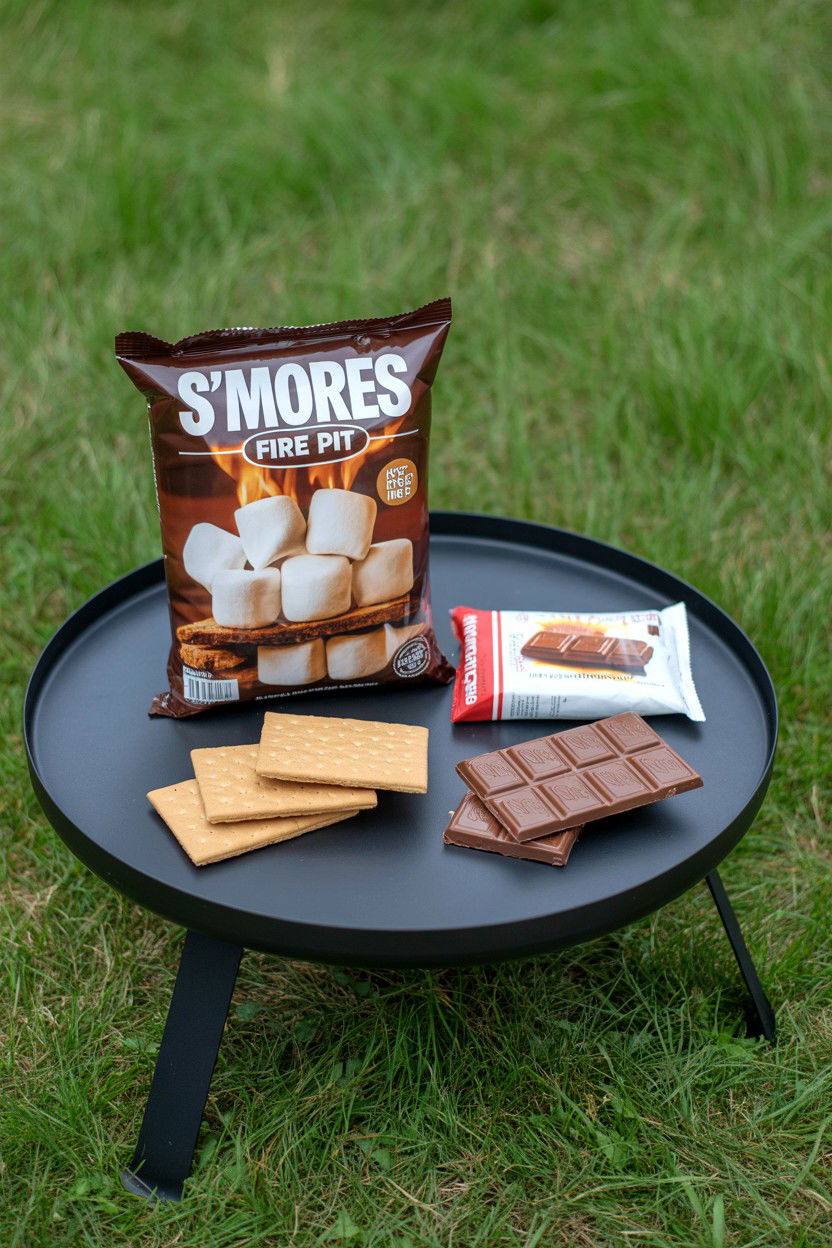 Smores Fire Pit Kit - 25 Valentine's Day At Home Gift Basket Ideas