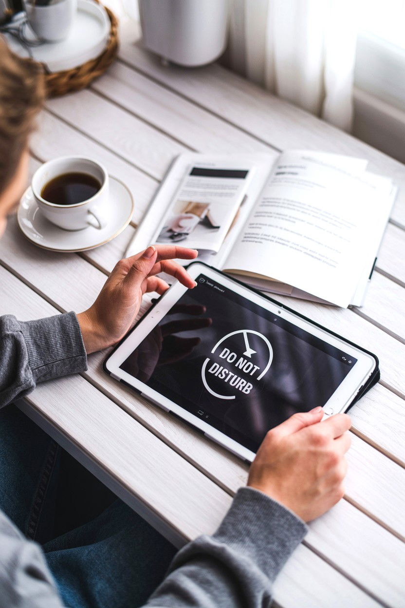 Social media boundary setting - 25 Valentine's Day Mental Health Ideas