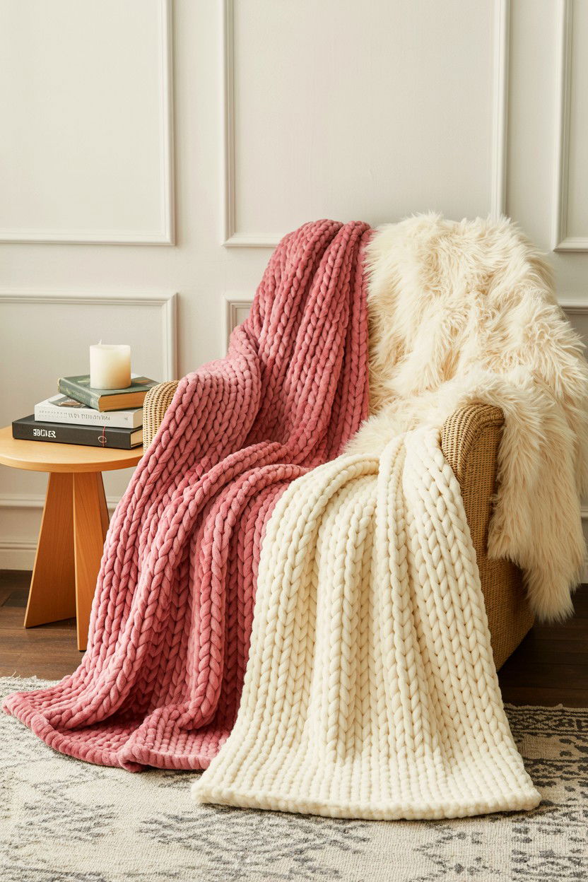 Soft Blankets - 25 Budget Valentine's Day Room Setup Ideas