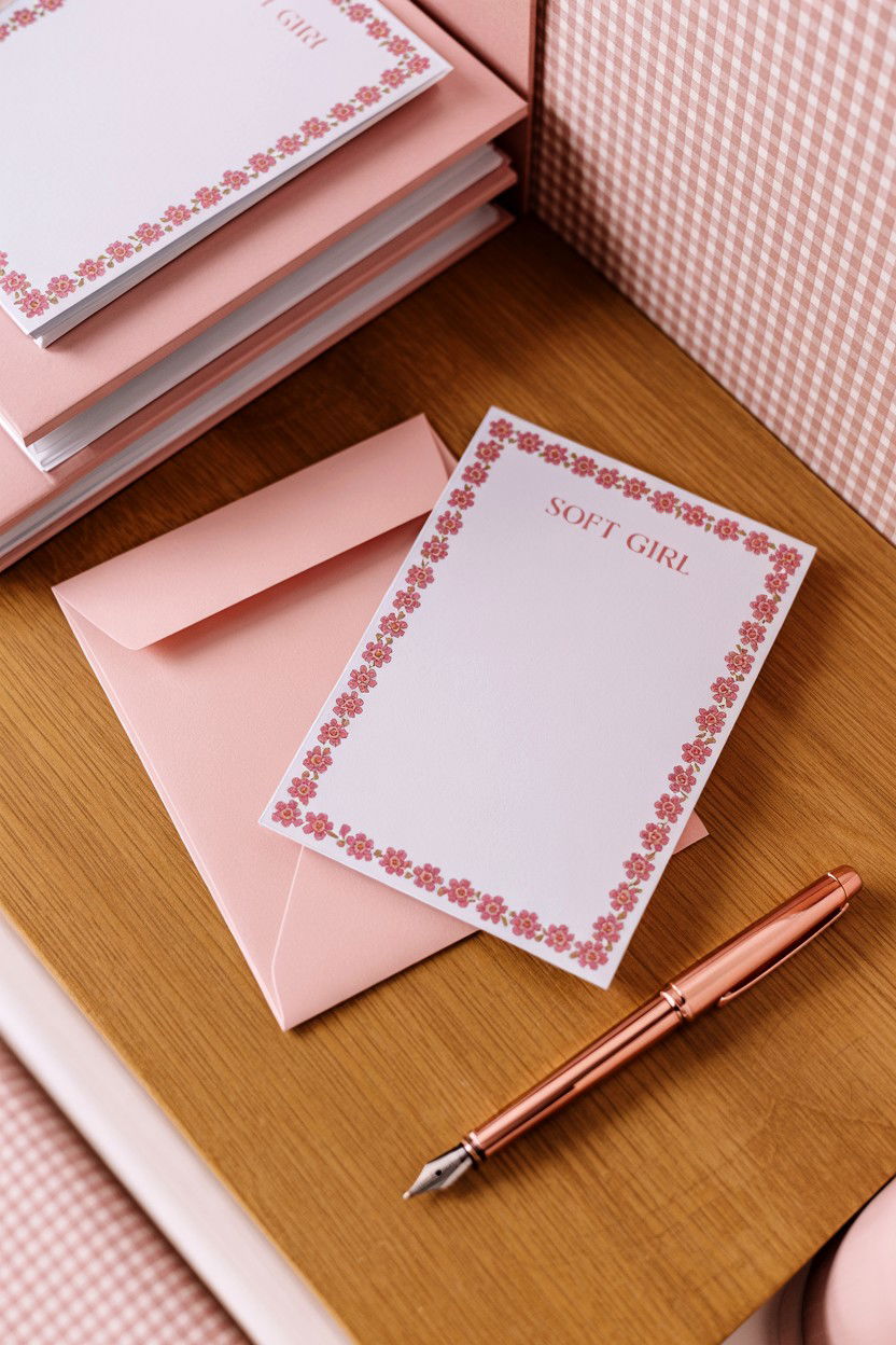Soft Girl Stationery - 25 Soft Girl Valentine's Day Ideas