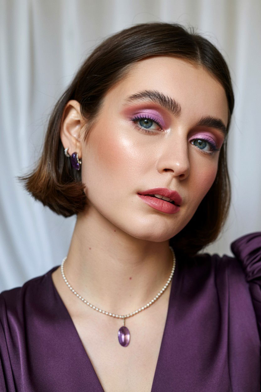 Soft Mauve Palette - 25 Natural Valentine's Day Makeup Looks