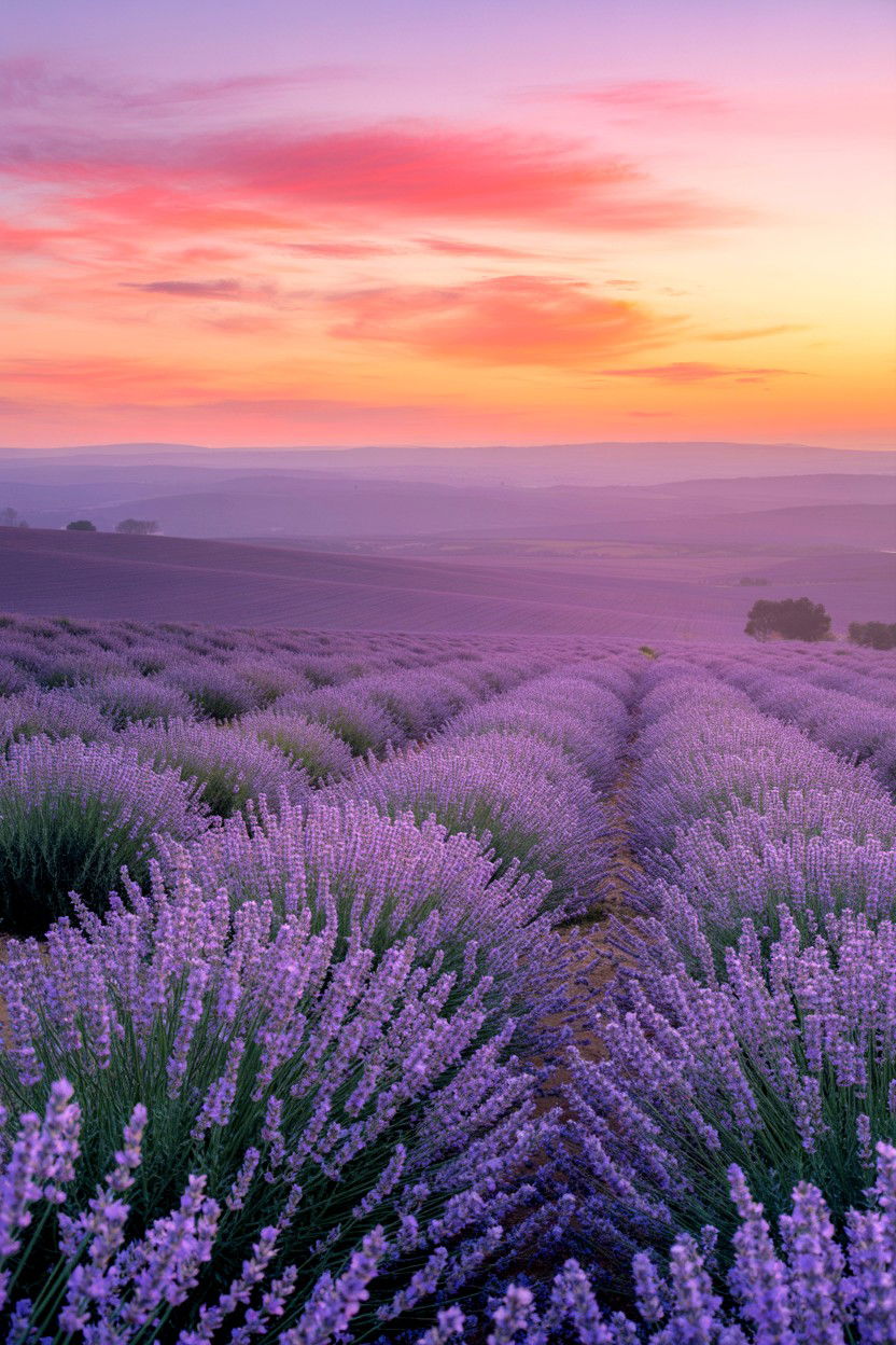 Soft Pastel Landscape - 25 Valentine's Day Art Class Ideas