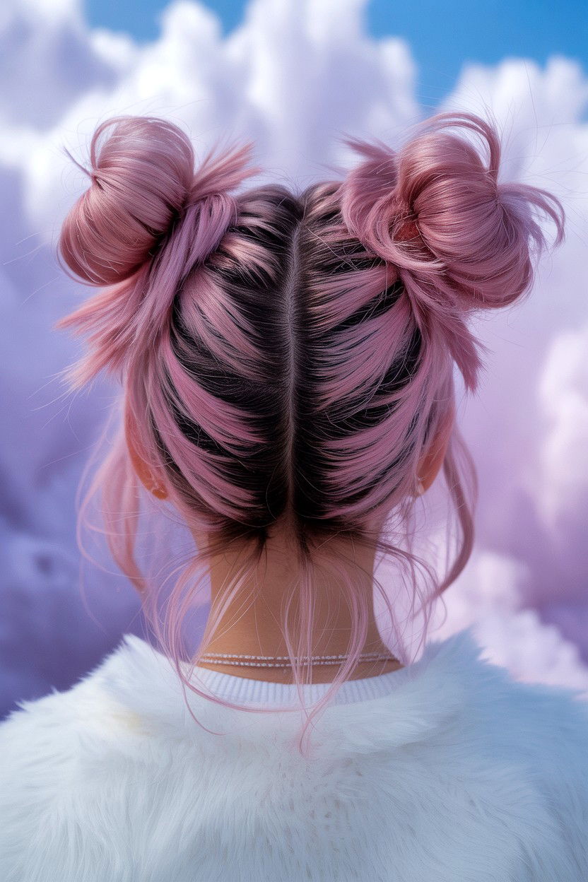 Soft aesthetic space buns - 25 Valentine's Day Space Buns Ideas