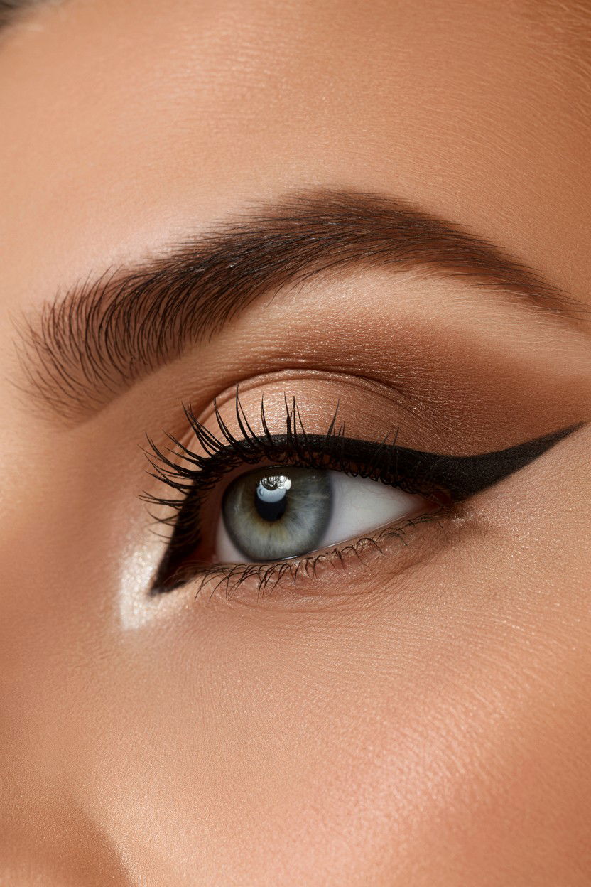 Soft glam fox eye - 25 Valentine's Day Fox Eye Makeup