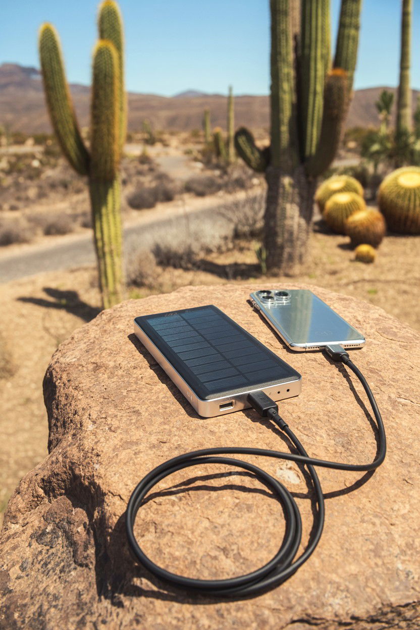 Solar Power Bank - 25 Adventure Valentine's Day Gifts for Him