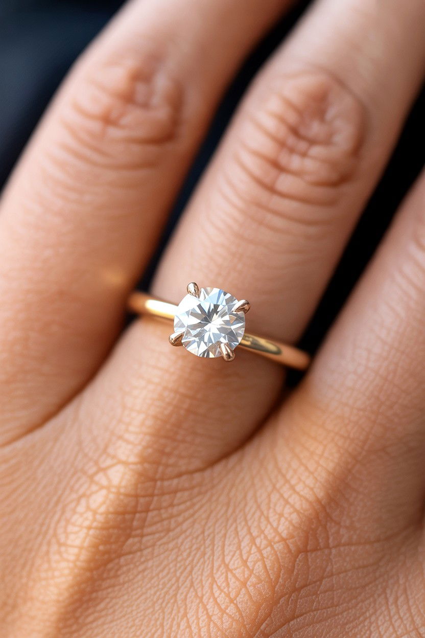 Solitaire Ring - 25 Valentine's Day Promise Ring Ideas