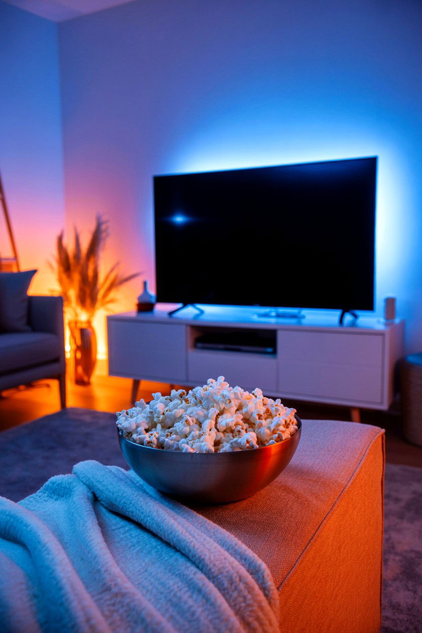 Solo Movie Night - 25 Single Valentine's Day Self Care Ideas