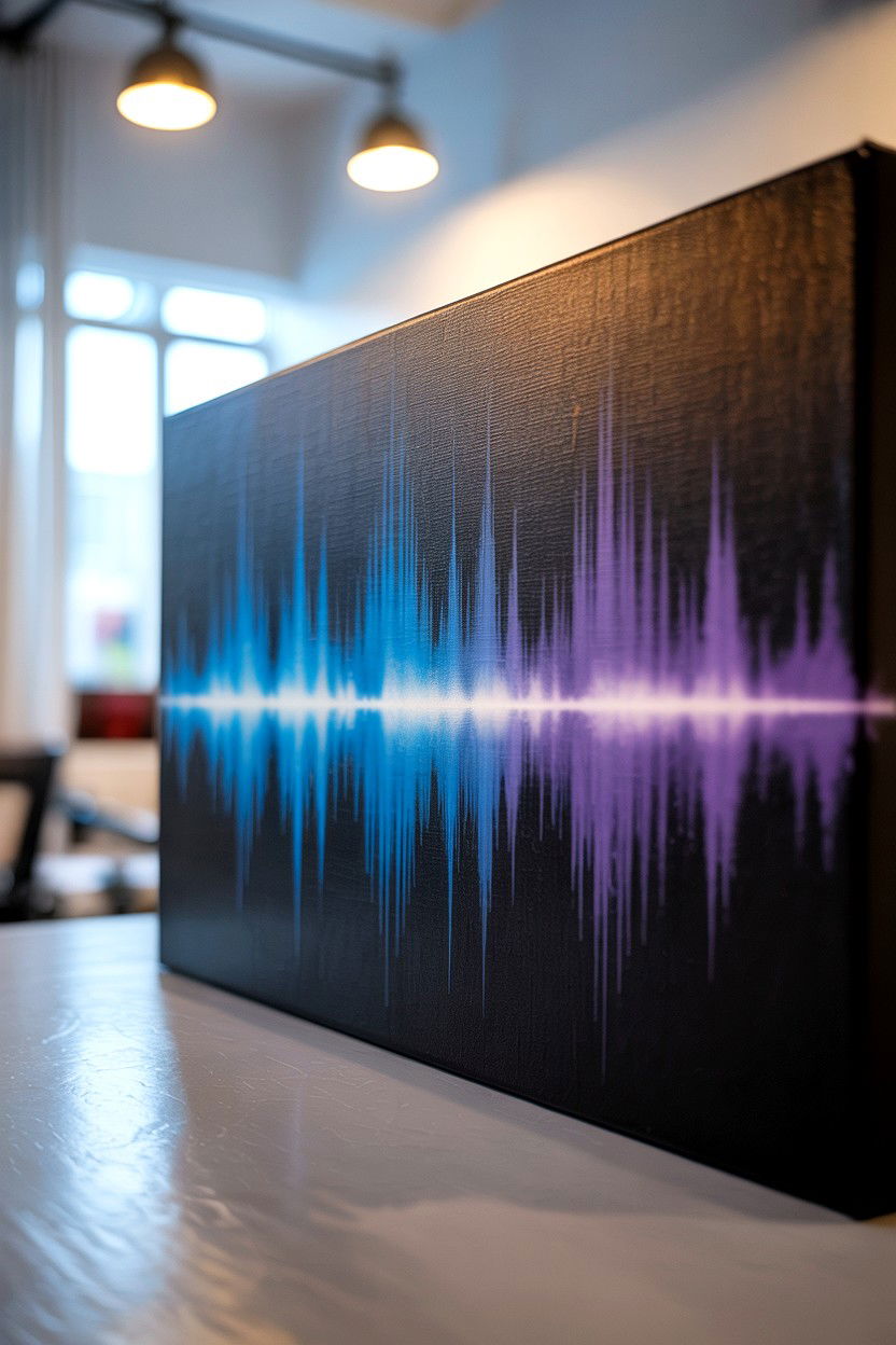 Song Sound Wave Canvas - 25 Valentine's Day Sound Wave Art Ideas