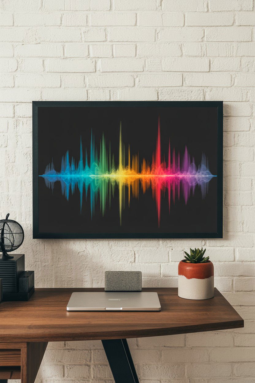 Soundwave Art Print - 25 Valentine's Day Playlist Gift Ideas