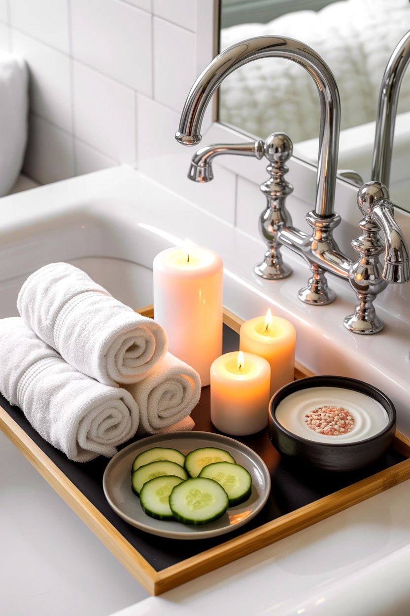 Spa Night - 25 Cheap Valentine's Day Romantic Ideas