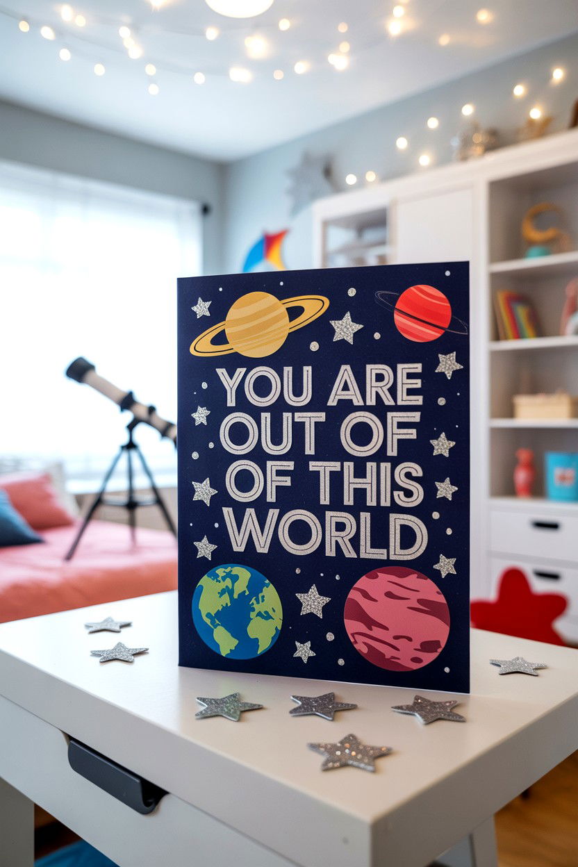 Space Theme Valentine Saying - 25 Cute Valentine's Day Sayings