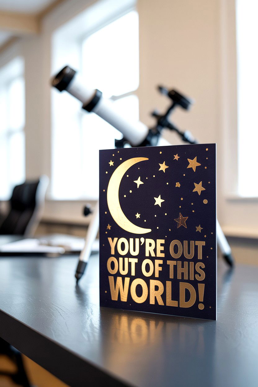 Space Valentine Card - 25 Funny Valentine's Day Card Ideas