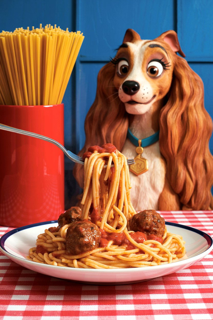 Spaghetti Scene Lady And The Tramp - 25 Valentine's Day Charades Ideas